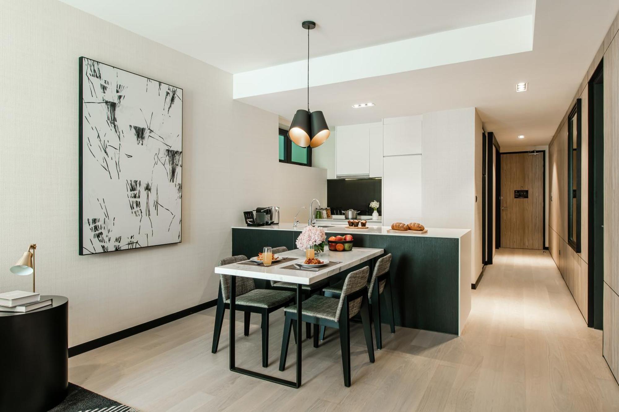 Ascott Star Klcc Kuala Lumpur Hotel Ngoại thất bức ảnh Interior of a typical apartment