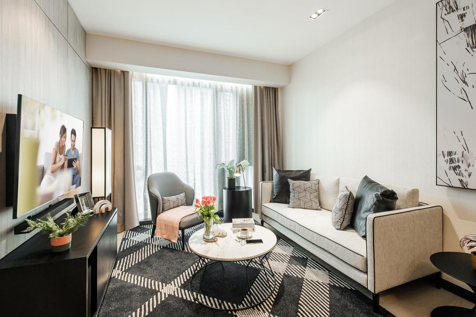 Ascott Star Klcc Kuala Lumpur Hotel Ngoại thất bức ảnh Living room